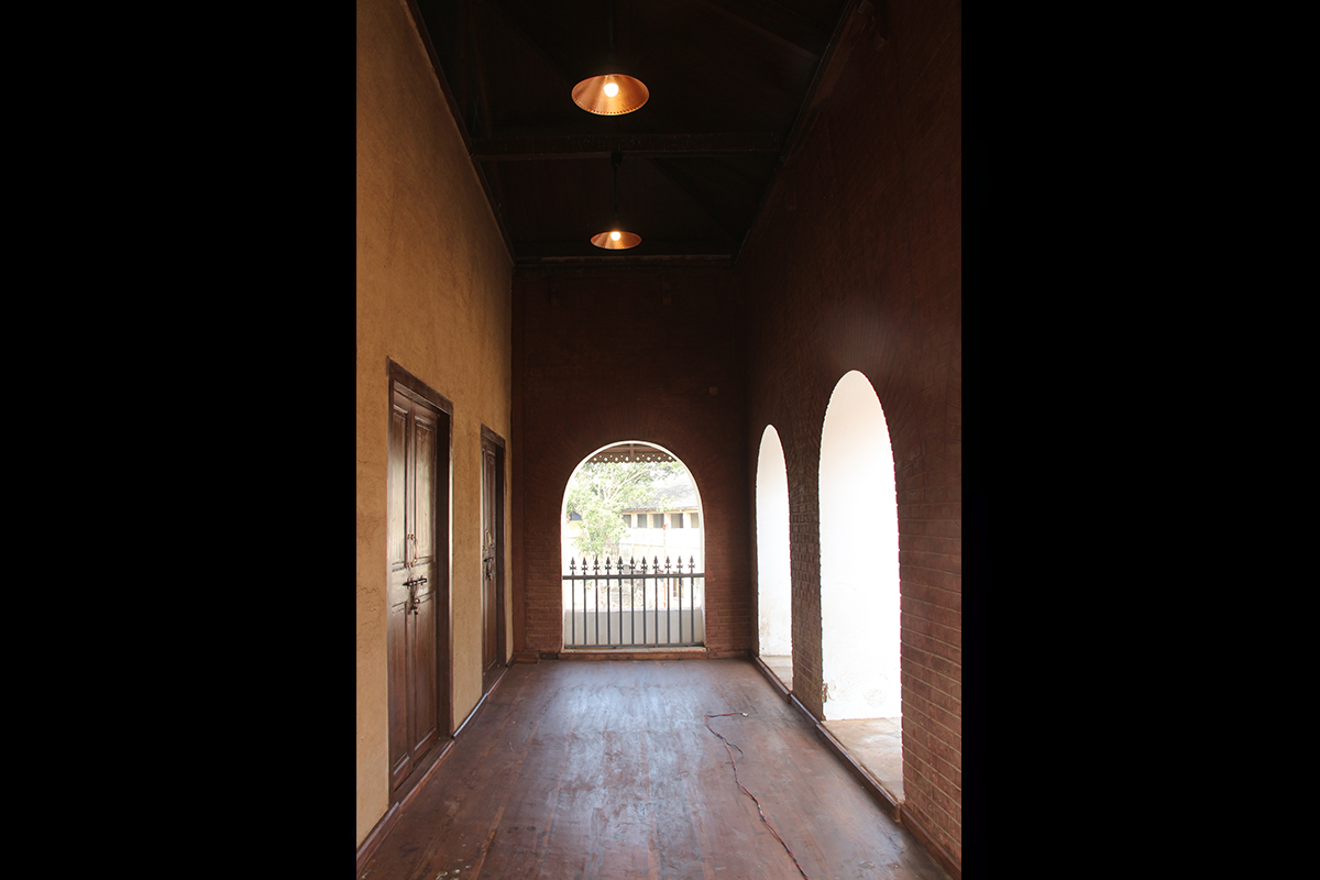 Restored Mud Plastered Wall